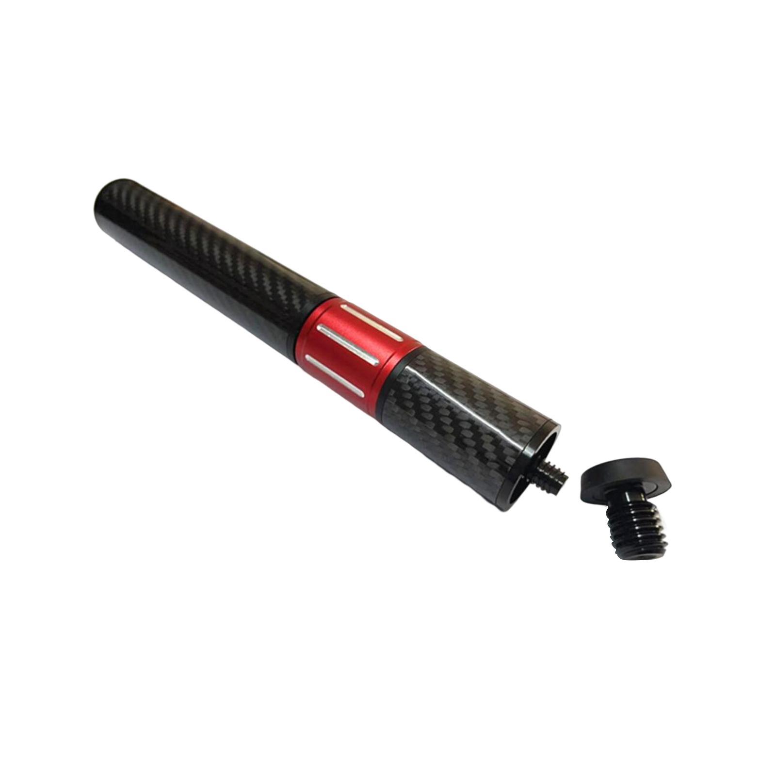 Telescopic Pool Cue Extension Snooker Cue Extend Compact Billiard Holder Cue Joint Accessories End Lengthener for Billiard Cues Professional