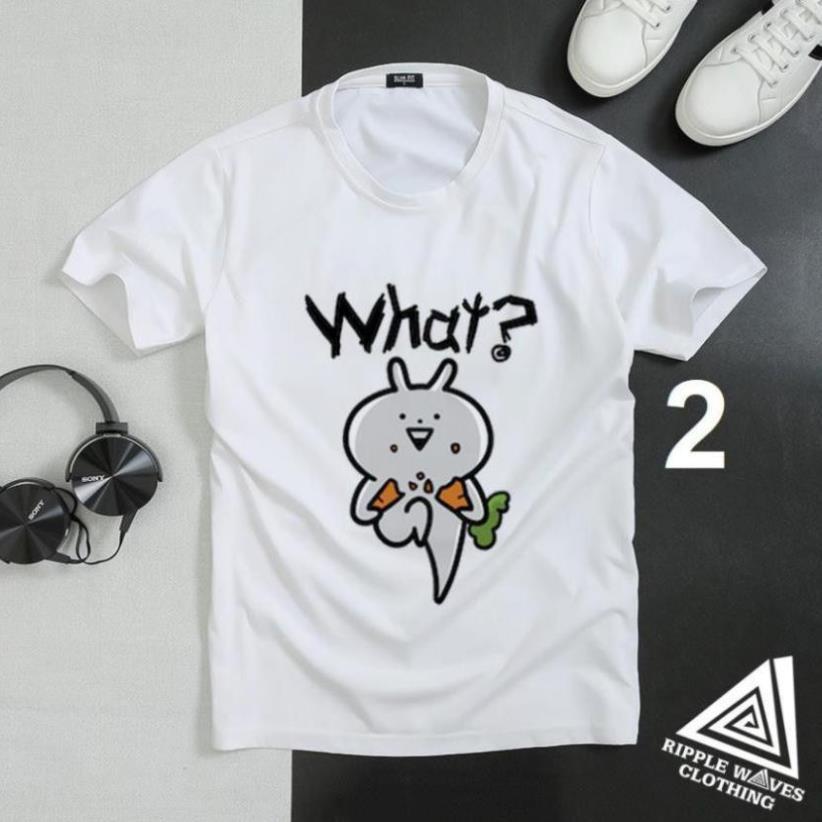 - Áo Thun In Hình Thỏ Tăng Động