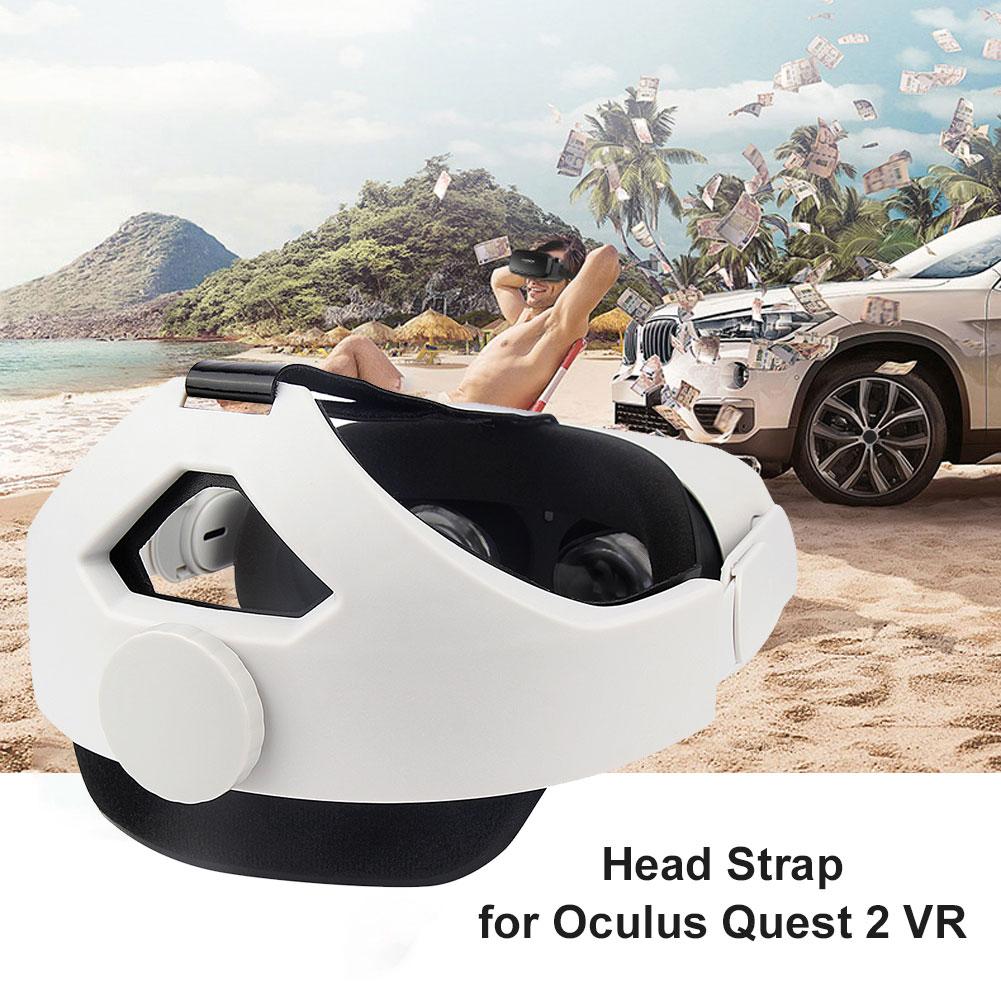 Có Thể Điều Chỉnh Thay Thế Đầu Dây Đeo Đầu Head Strap Cho Oculus Nhiệm Vụ 2 VR Kính Tai Nghe Tai Nghe Phụ Kiện