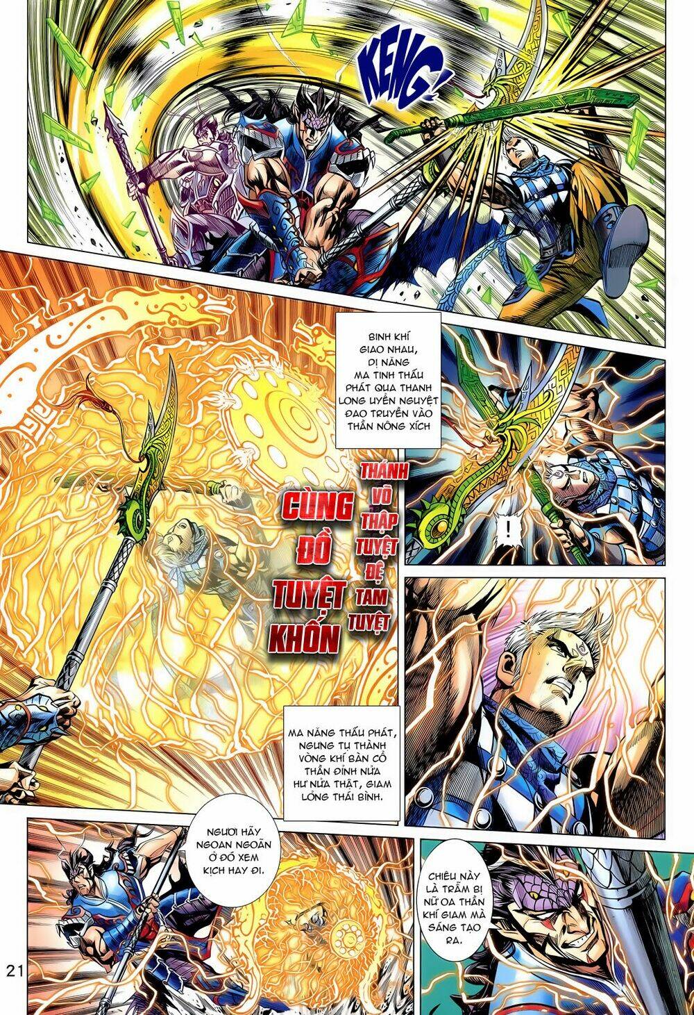 thần binh vấn thiên chapter 16 21