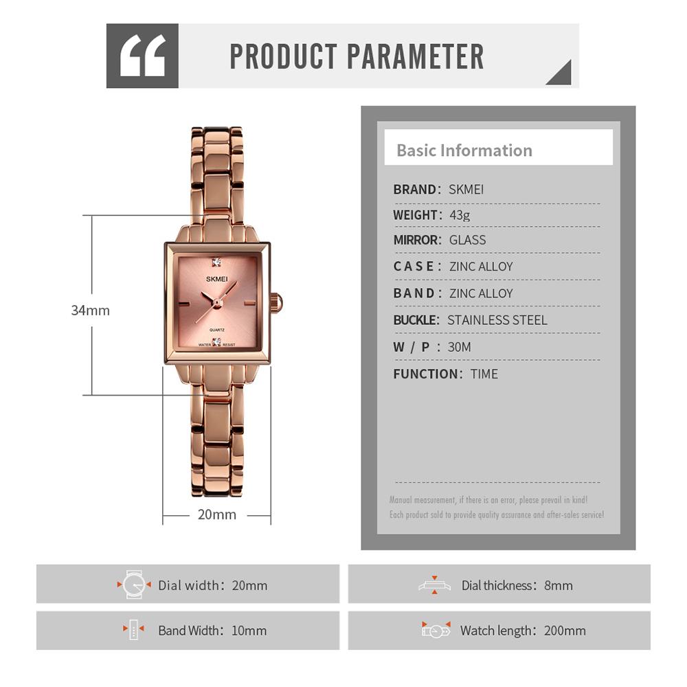 Đồng hồ nữ SKMEI 1407 thể thao không thâm nước