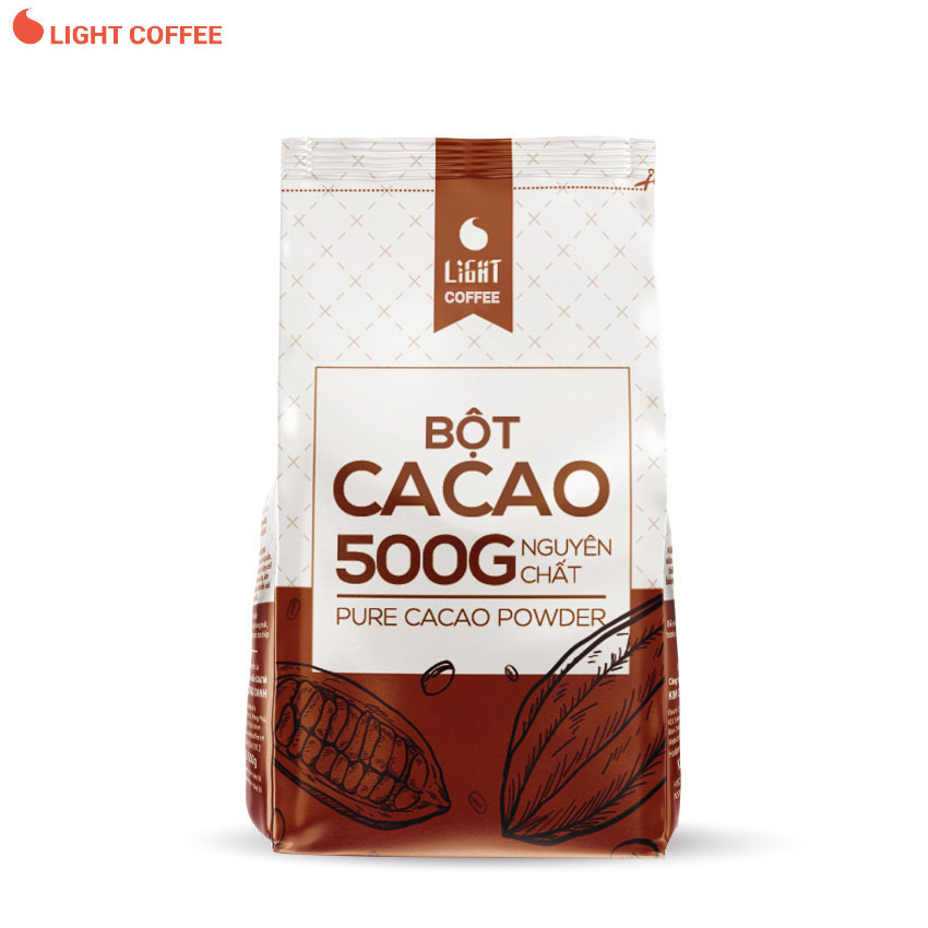 Bột Ca Cao Nguyên Chất 100% Light Cacao (500g)﻿