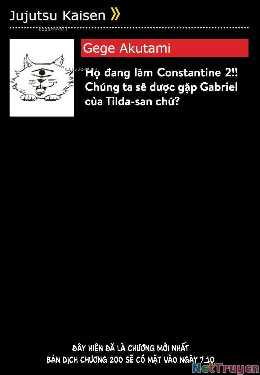 jujutsu kaisen - chú thuật hồi chiến chapter 199 21