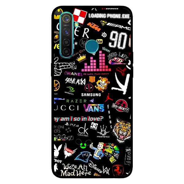 Ốp Lưng in cho Realme 5 Pro / Realme Q Mẫu Họa Tiết Thương Hiệu - Hàng Chính Hãng