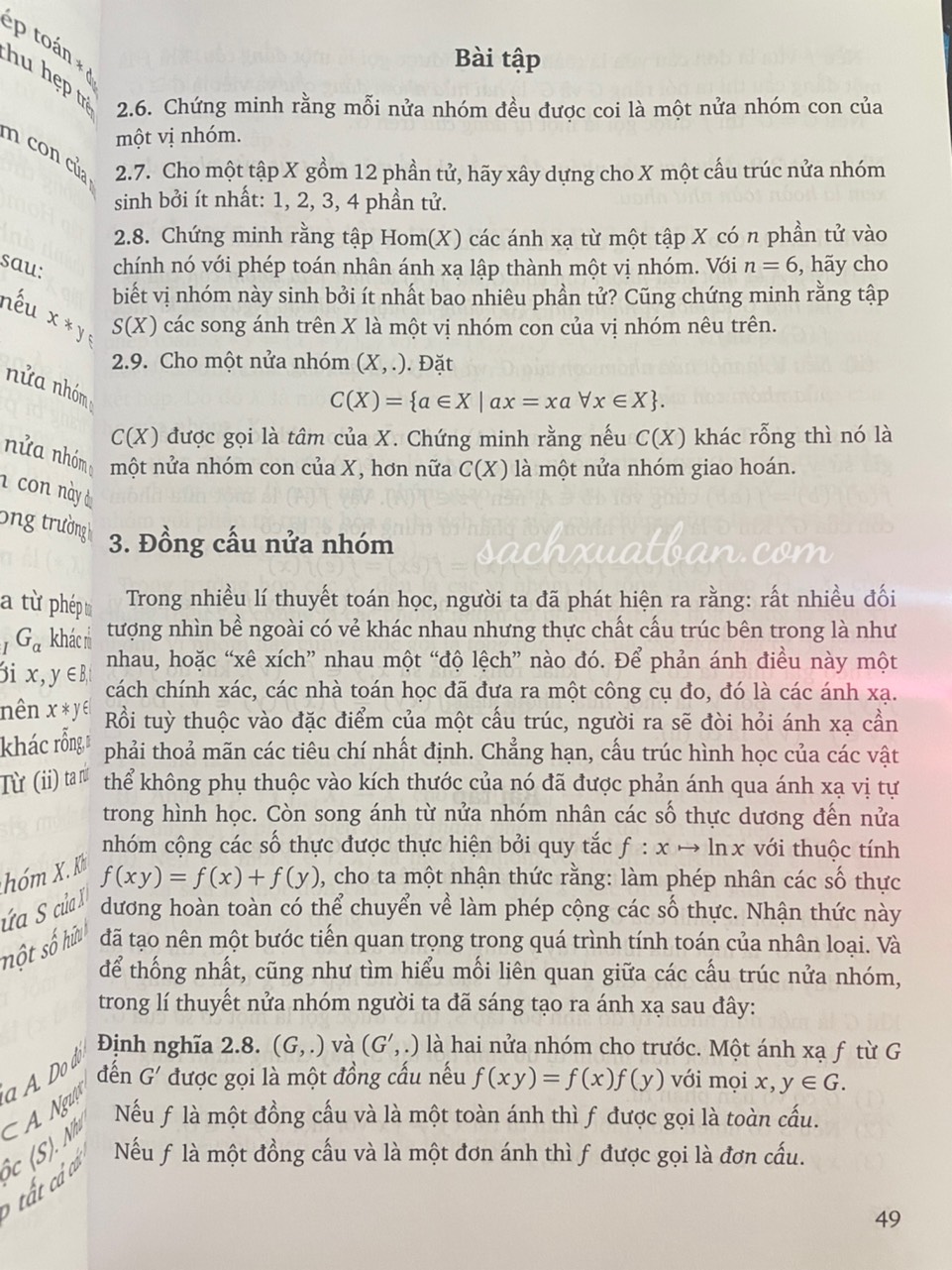 Combo 2 cuốn Cơ Sở Đại Số Hiện Đại và Bài Tập Cơ Sở Đại Số Hiện Đại