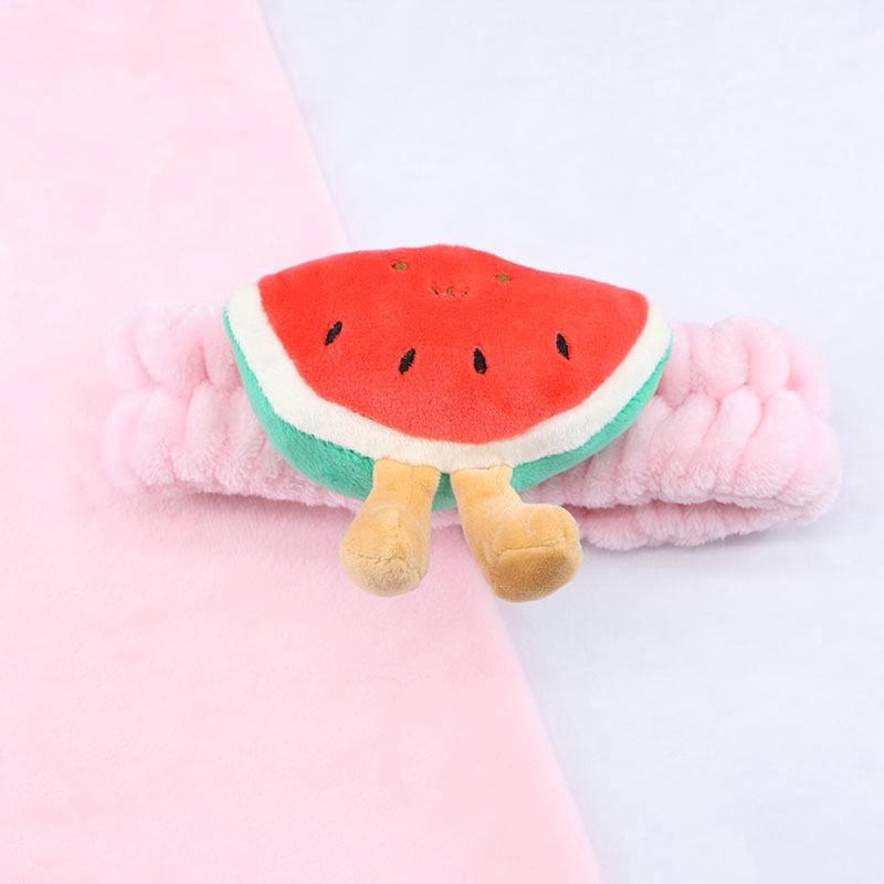 Kẹp tóc nhung đính hình búp bê hoạt hình dễ thương xinh xắn cho nữ