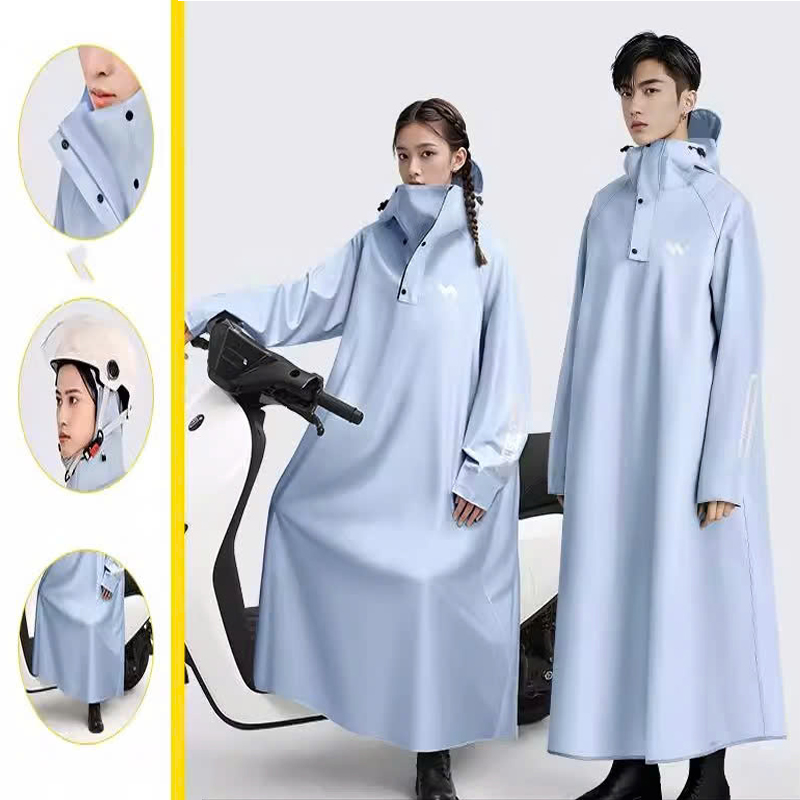 Áo Mưa Bít Kín Đi Xe Máy Siêu Bền Chống Thấm Áo Mưa Một Mảnh Fashion Cho 1 Người Freesize