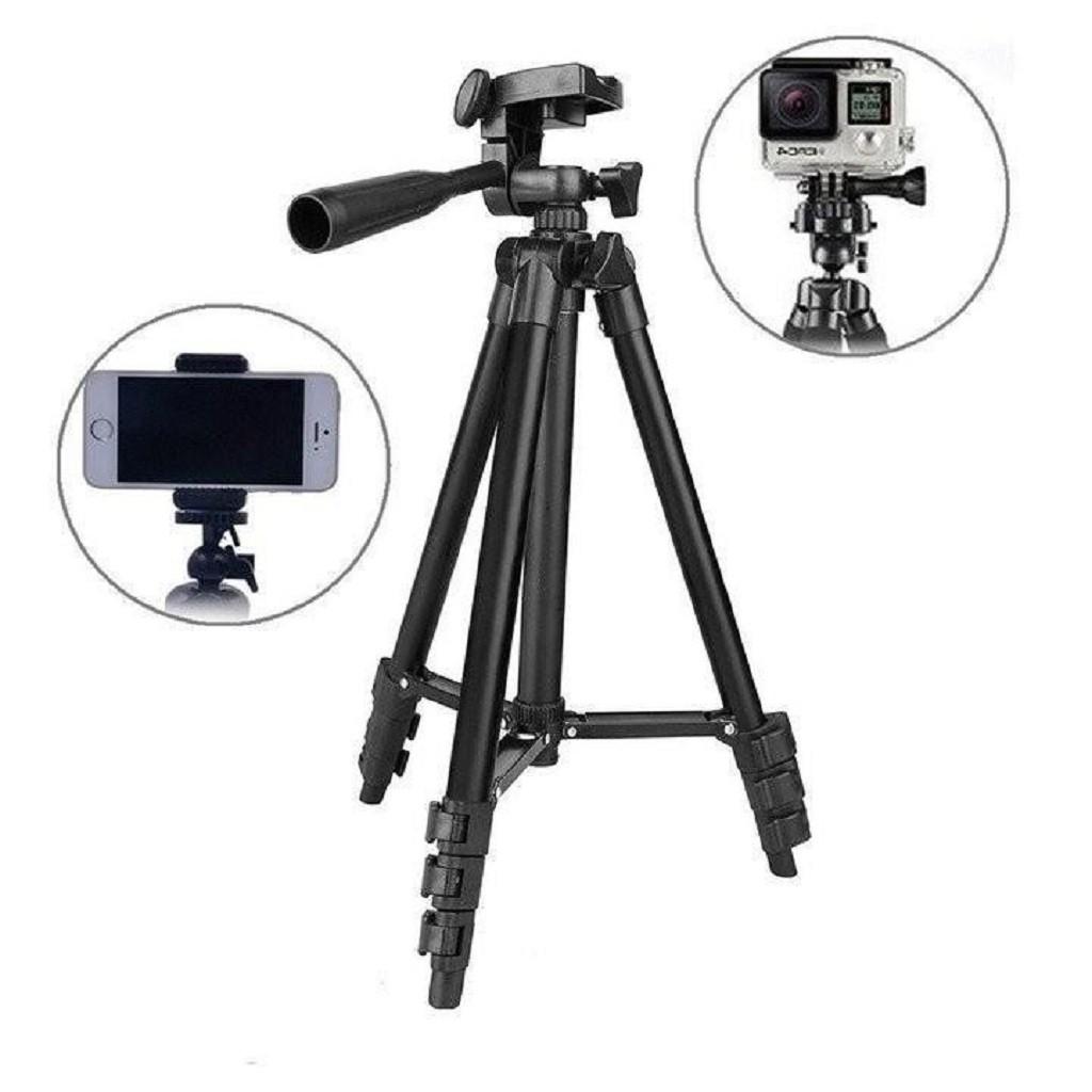 Giá Đỡ Điện Thoại Chụp Ảnh Điện Thoại Tripod 3 Chân 3120 Tặng Kèm 1 Kẹp Điện Thoại - TGDĐ89