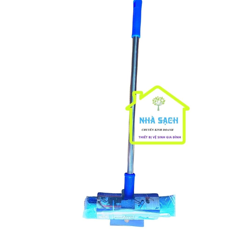 Bộ Cây Lau Kính, Gạt Nước Kiếng Homeinno Dài 1m4 (2 Đầu Rời/1 Đầu 2 Mặt