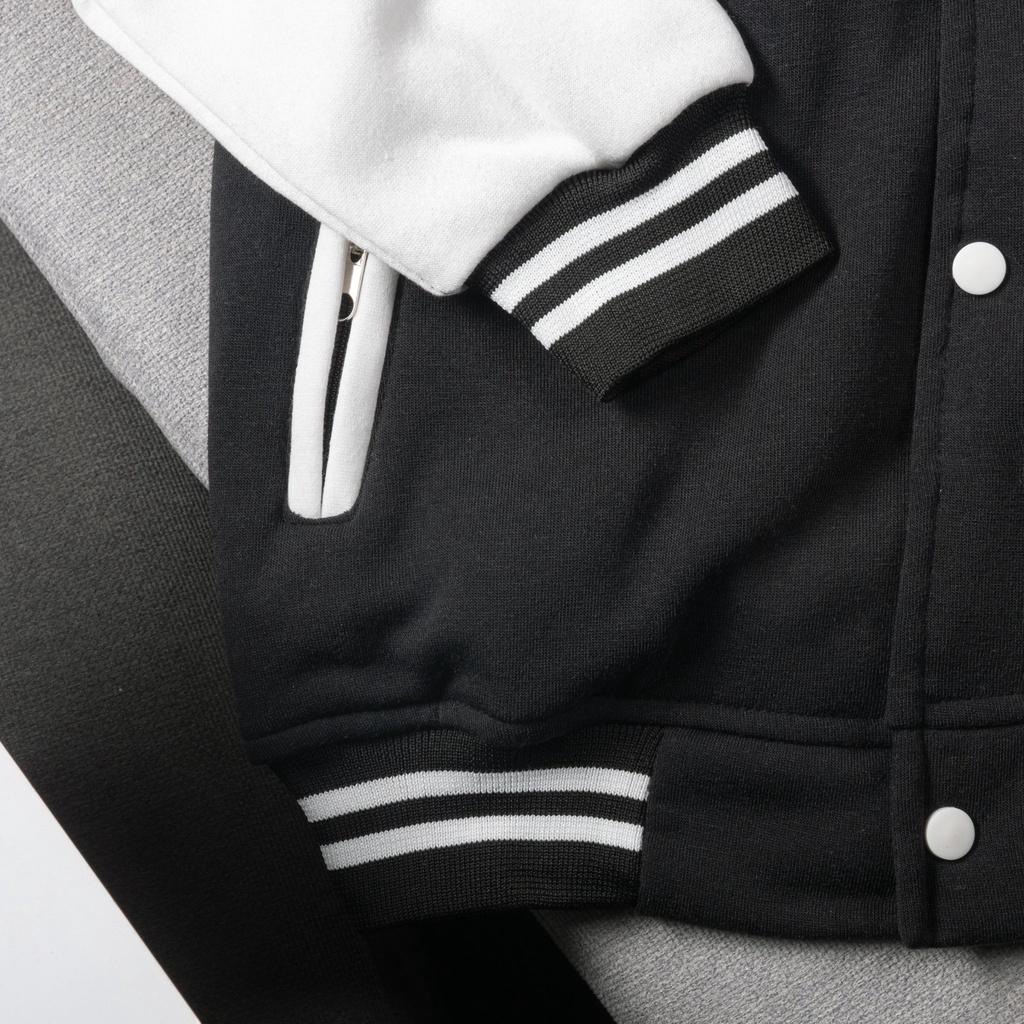 Áo Varsity Jacket UNDERTRAP GANGS ullzang - Áo Khoác Bomber phối bo Siêu Hot - OCEAN.CLO