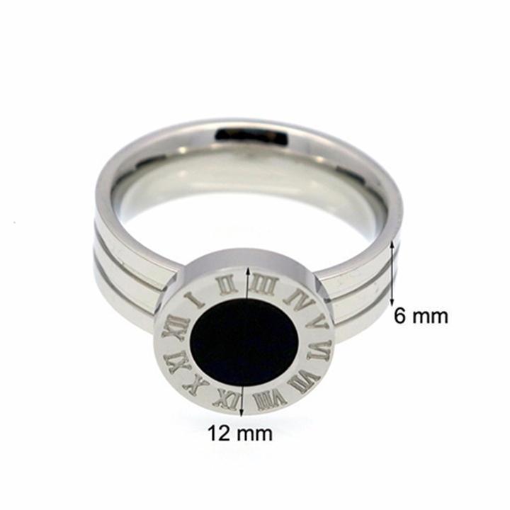 Nhẫn titan nữ cao cấp cách điệu thép không gỉ titanium trangsucpt có 3 màu sắc NNUT33 Women Pin - VÀNG TƯƠI