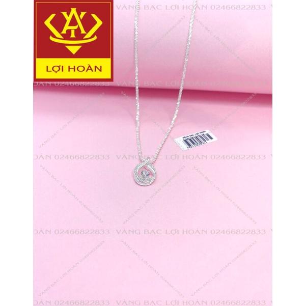 Dây chuyền nữ bạc thật mặt hình giọt nước dễ thương - trang sức Lợi Hoàn