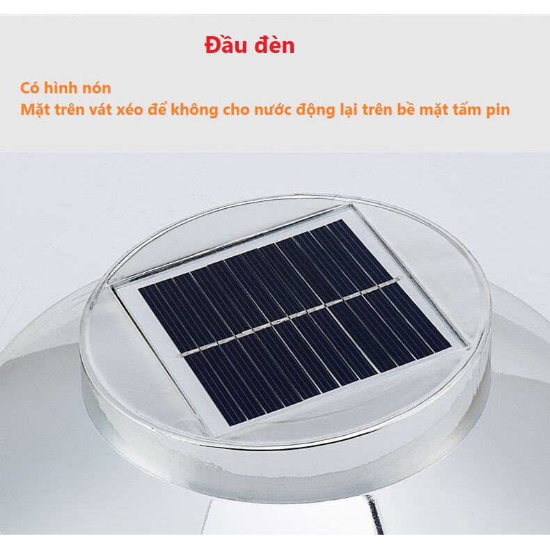 Đèn sân vườn năng lượng mặt trời 24LED - L1D