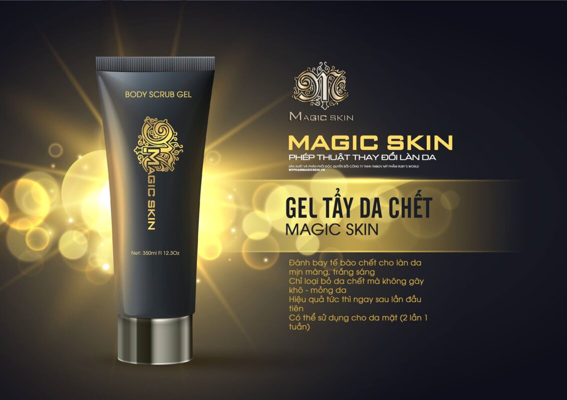 Tẩy Da Chết Toàn Thân Magic Skin -  Body Scrub Gel 350ml