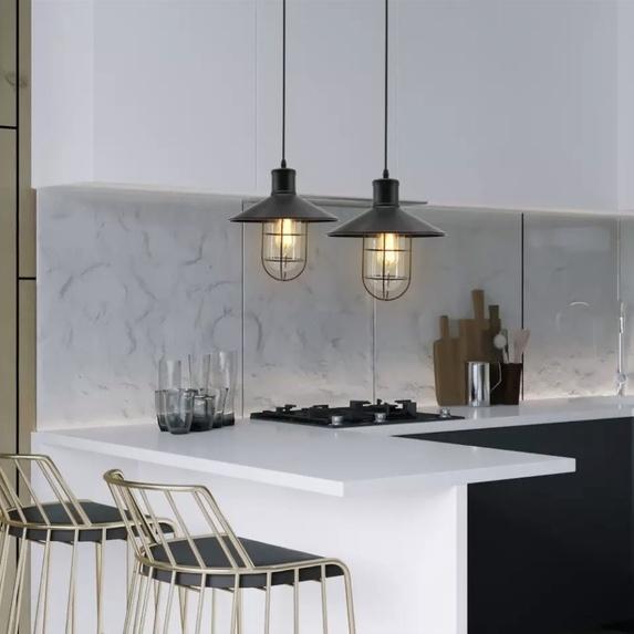 Đèn thả vintange chống bão chao hợp kim chưa bao gồm bóng đèn T-14