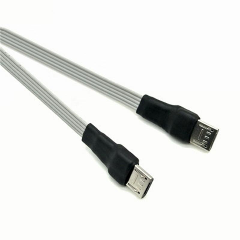 Micro USB 5pin Cáp phẳng Micro USB 2.0 đầu nối nam với micro USB 2.0 nam