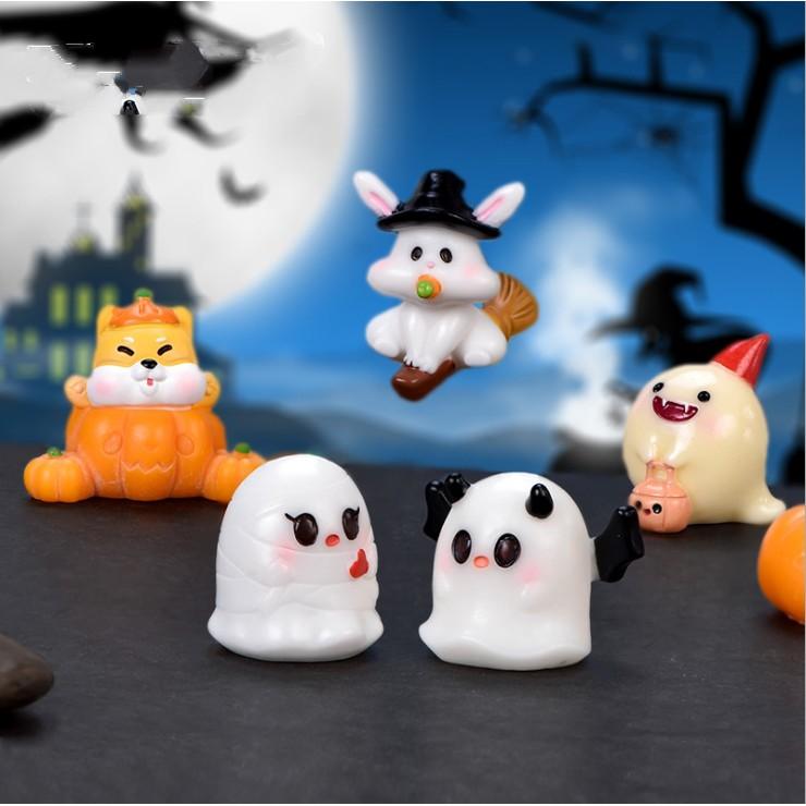 Mô hình các nhân vật cartoon trong trang phục Halloween ngộ nghĩnh dễ thương