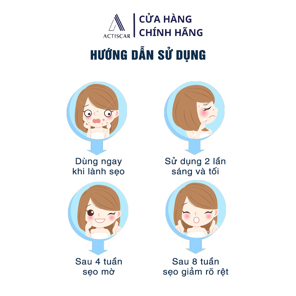 Combo Kem Sẹo và Serum Xóa Sẹo Lồi To, Sẹo Phì Đại Actiscar