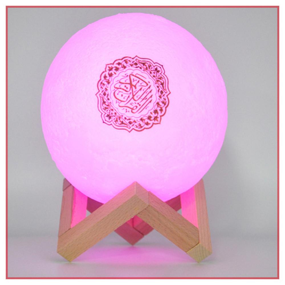 Loa Bluetooth không dây Đêm Đêm Light Qur'an Loa 3D với điều khiển ứng dụng Qur'an Loa Qur'an Touch Lamp Màu