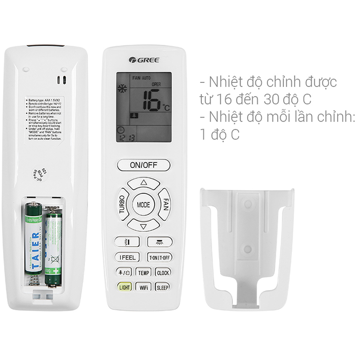 Điều hòa Inverter Gree GWC12PB-K3D0P4 (12.000BTU) - Hàng chính hãng - Chỉ giao tại HN