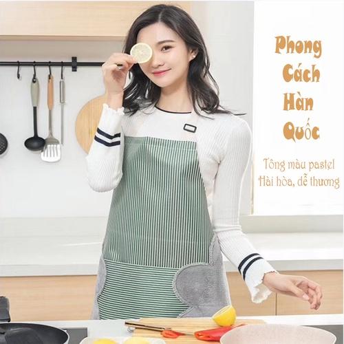 Tạp Dề Chống Thấm Nước Phong Cách Hàn Quốc Dễ Thương