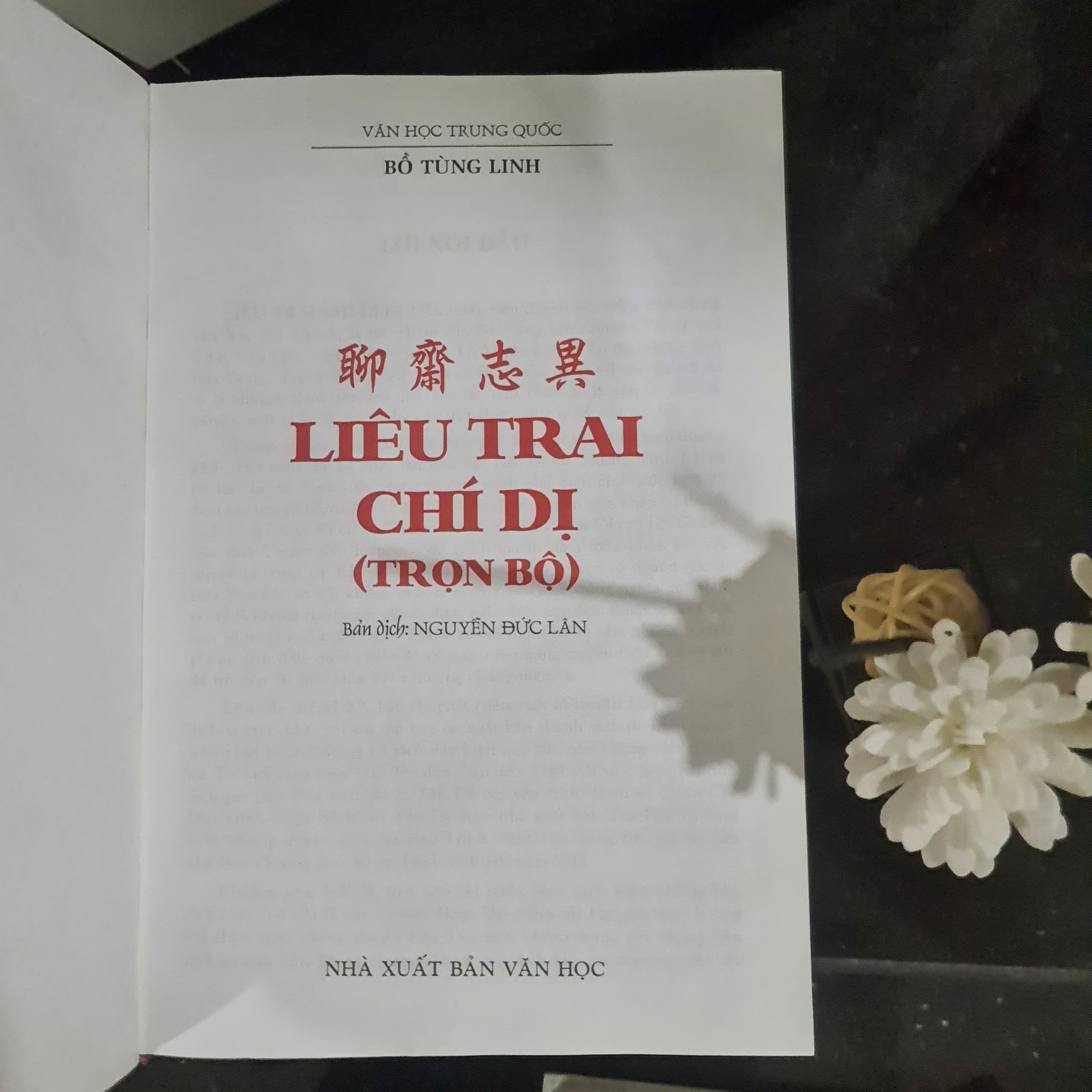 LIÊU TRAI CHÍ DỊ - BẢN DỊCH NGUYỄN ĐỨC LÂN