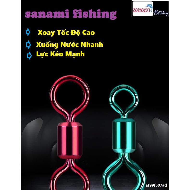 Khóa Link Hình Số 8 Vỉ 15 Chiếc Sanami Fshing Store -Ma Ní Buộc Trục Câu Đài Câu Đơn Chống Xoắn Cao Cấp PK-2
