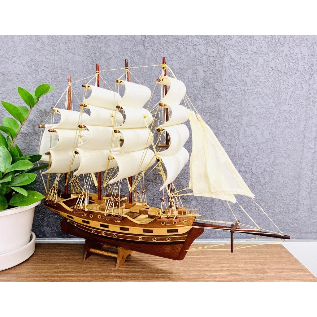 Tàu thuyền mô hình France 2 thân 40cm MNV-TB026