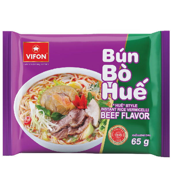 Thùng 30 Bún Bò Huế VIFON (65g / Gói)