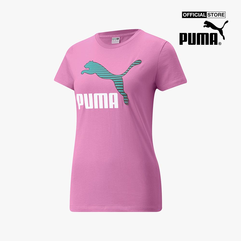 PUMA - Áo thun nữ tay ngắn Classics Logo Interest 534705