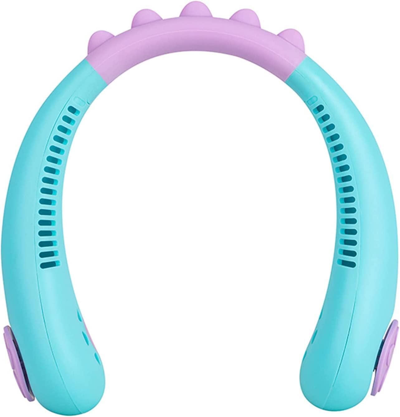 Quạt cổ di động cho trẻ em, Quạt cổ không cánh hoạt động bằng pin, USB