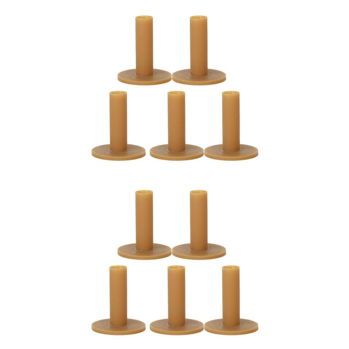 10pcs/Set Golf Tee Holder 2-3/4'' & 2-3/8 '' Driving Range Mat Tees Base