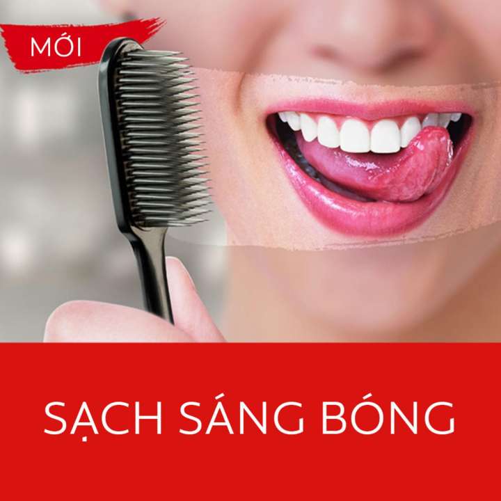 Bộ 4 bàn chải Colgate than hoạt tính kháng vi khuẩn Slimsoft Flex Clean Charcoal nguyên khối (Màu ngẫu nhiên)