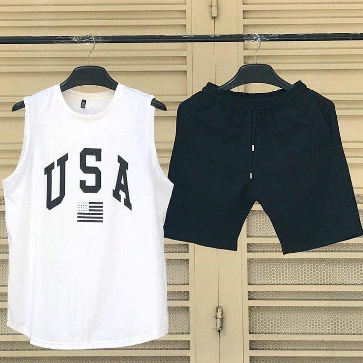 Set đồ bộ nam ba lỗ chất thun lạnh mịn mát thích hợp cho mùa hè,style siêu đẹp,Đồ bộ nam quần áo thể thao MÙA HÈ chất thun lạnh