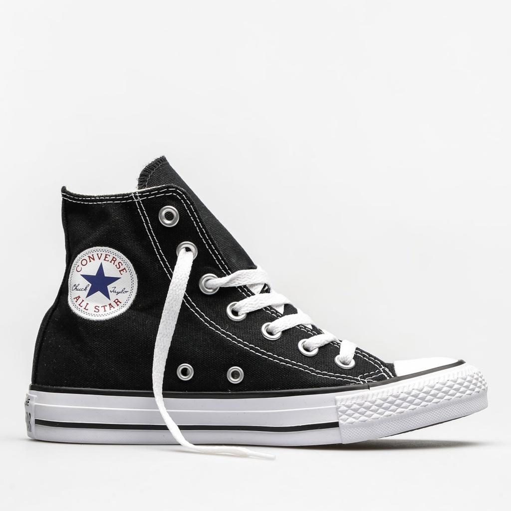 Chuck Taylor Classic Black High | Giày Con Vải Màu Đen Cổ Cao M9160C