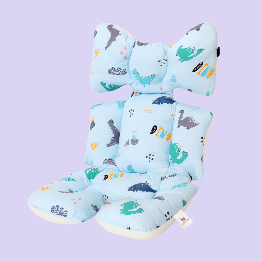 Miếng lót xe đẩy dày 6.5cm MiracleBaby  đệm Cotton dày dặn, phụ kiện xe đẩy êm ái cho bé
