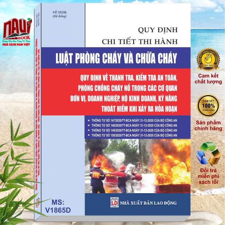 Quy Định Chi Tiết Thi Hành Luật Phòng Cháy và Chữa Cháy - Quy Định Về Thanh Tra, Kiểm Tra An Toàn, Phòng Chống Cháy Nổ Trong Các Cơ Quan Đơn Vị, Doanh Nghiệp, Hộ Kinh Doanh, Kỹ Năng Thoát Hiểm Khi Xảy Ra Hỏa Hoạn - V1865D