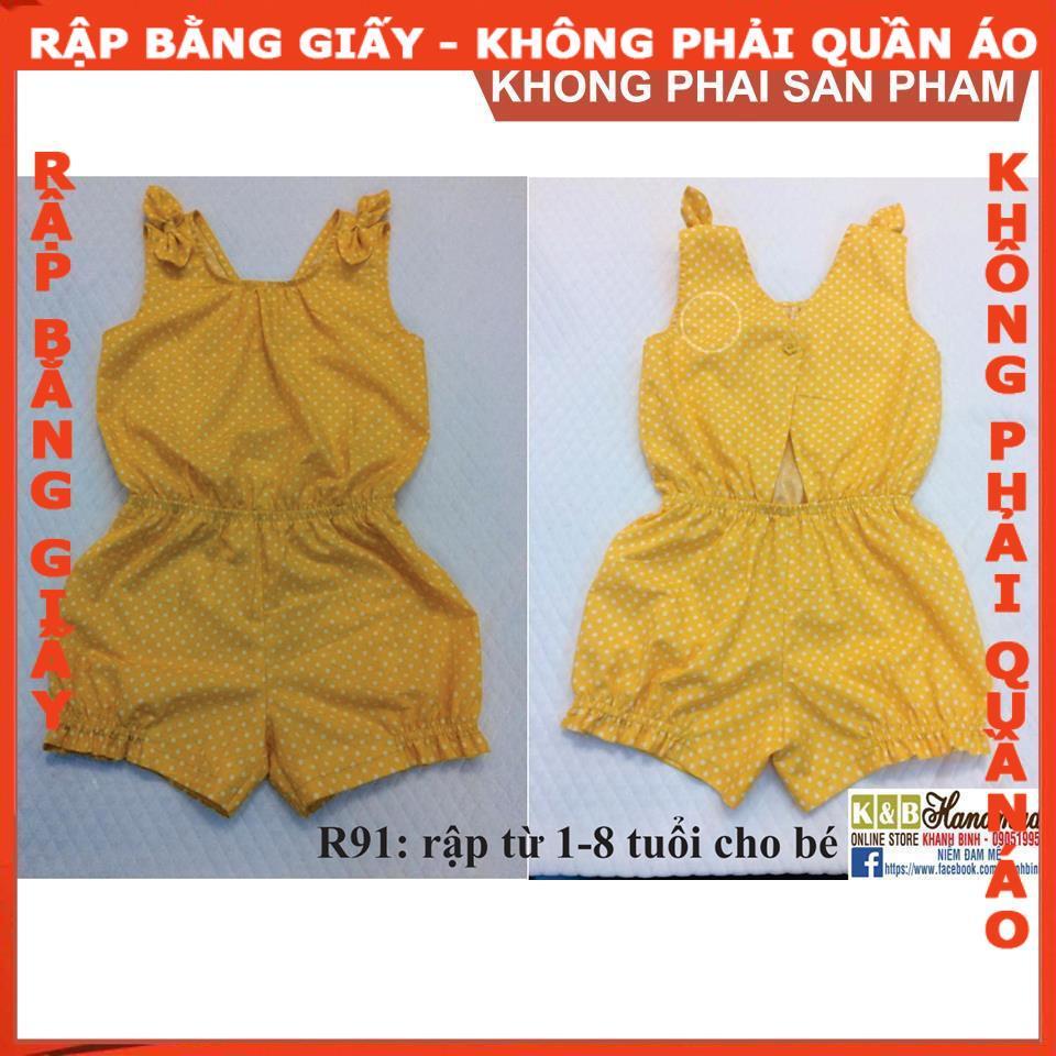 Rập giấy mã R91 (BẢN VẼ)