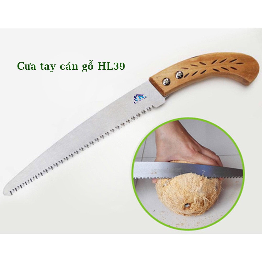 Cưa Cầm Tay Cán Gỗ Dài 25Cm