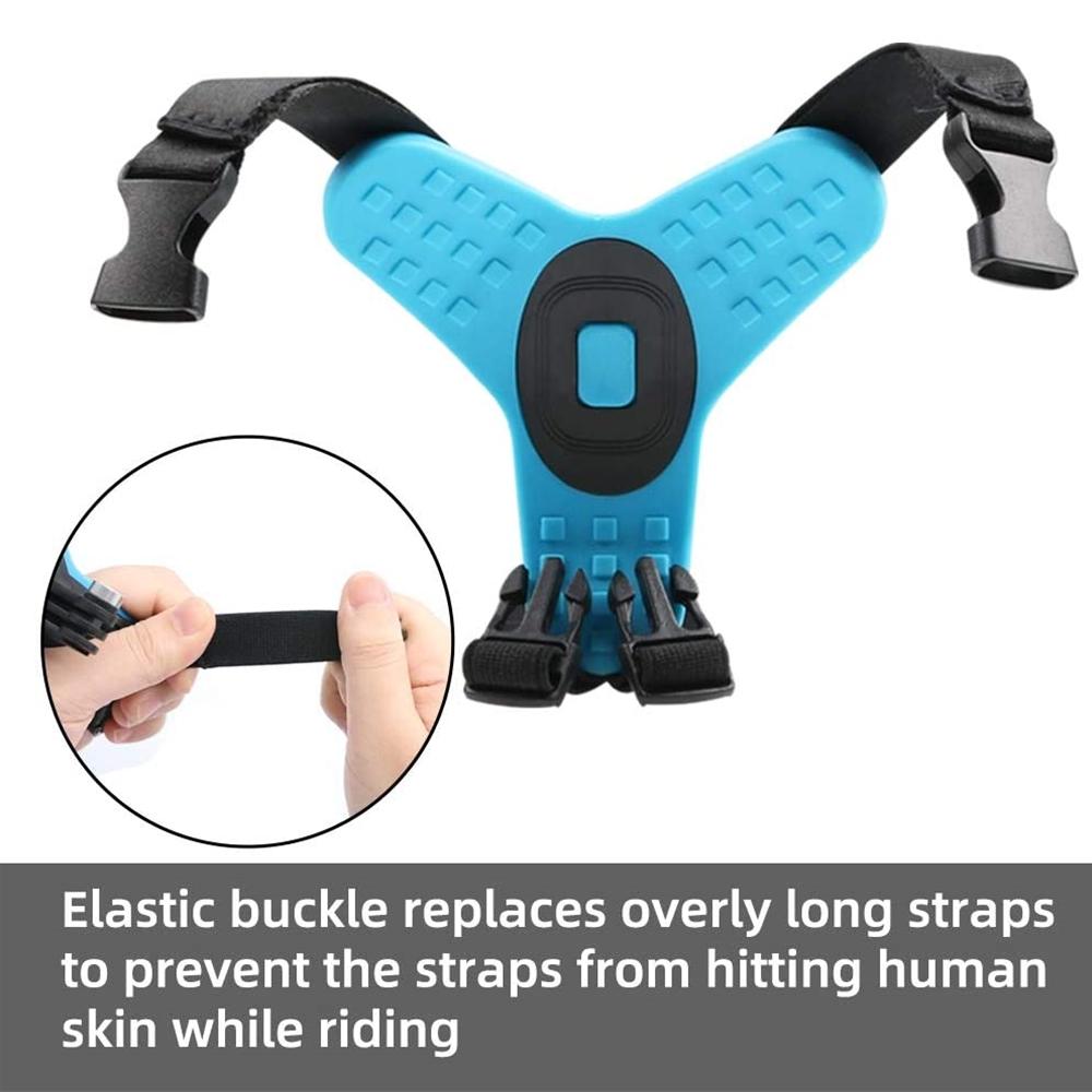 Mũ Bảo Hiểm Cằm Gắn Dây Đeo Cho GoPro Hero 9 8 7 5 SJCAM Xe Máy Cằm Chân Đế Camera Hành Động Phụ Kiện Go Pro Hero 9