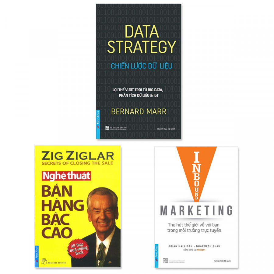 Combo 3 cuốn: Chiến Lược Dữ Liệu, Nghệ Thuật Bán Hàng Bậc Cao, Inbound Marketing