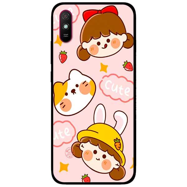 Ốp lưng dành cho Redmi 9 - Redmi 9A - Cute Meow