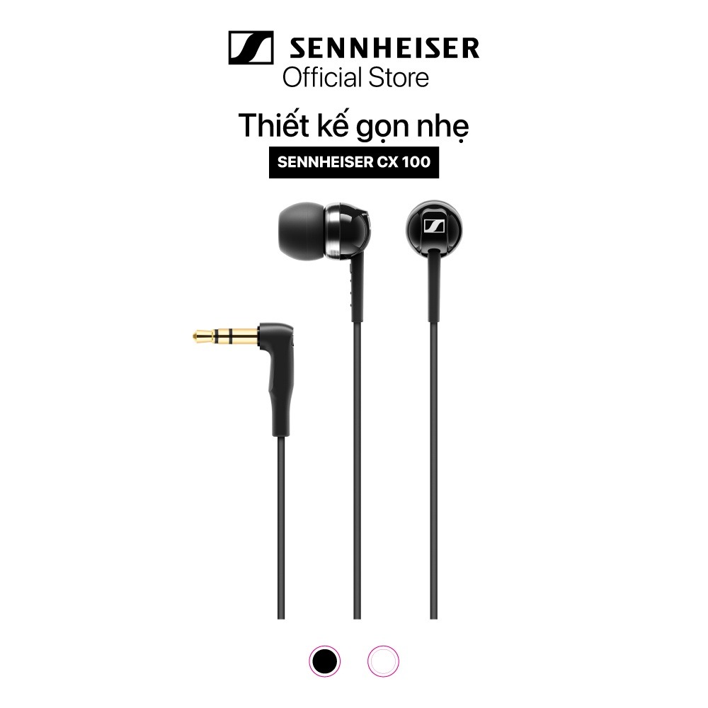 Tai Nghe Nhét Tai Sennheiser CX 100 - Hàng Chính Hãng