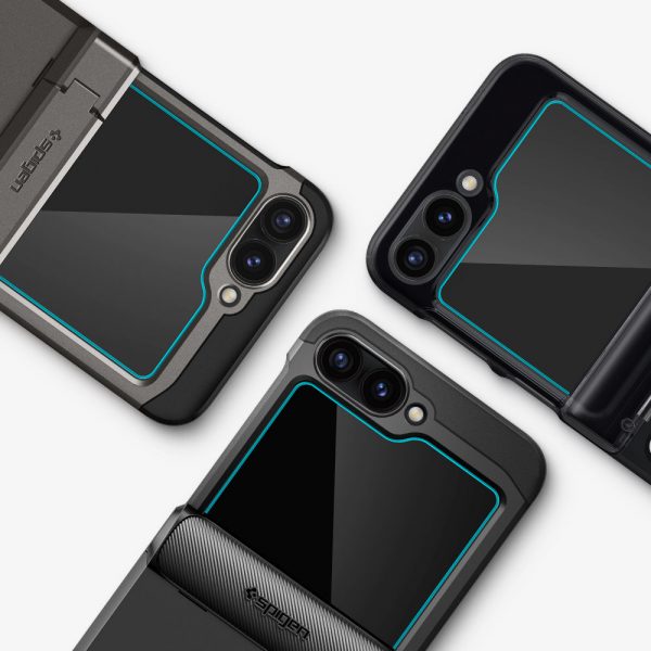 Dán cường lực Spigen Glas.tR EZ Fit Transparency cho Samsung Galaxy Z Flip 6 - Hàng chính hãng