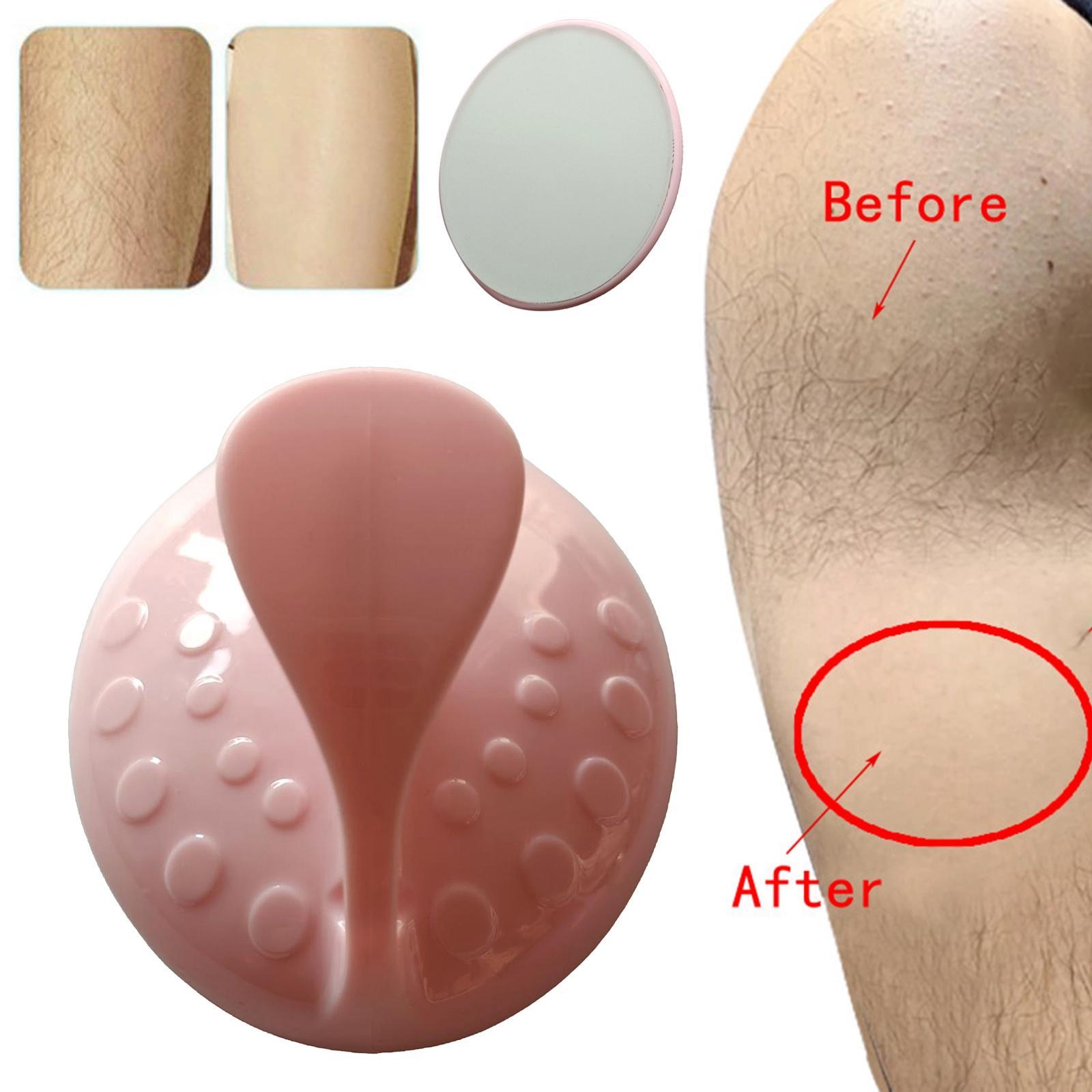 Painless Physical Hair Removal Epilator, Easy to Use Crystal Hair Eraser for Arm Back Leg