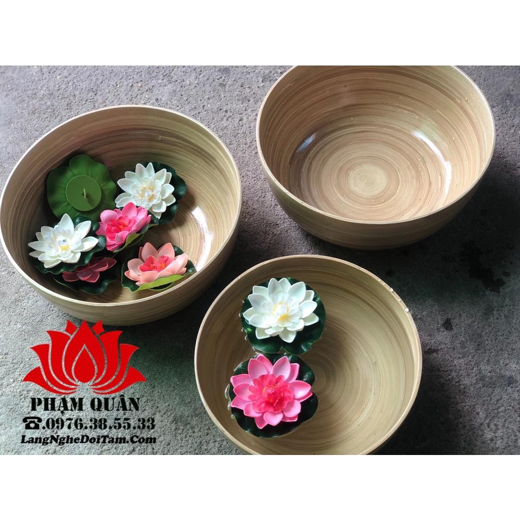Chậu tre ngâm chân, ngâm tay, làm nail size 15, 25,35cm