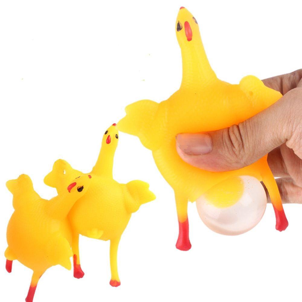 Con gà bóp đẻ trứng đồ chơi xả stress MS9339