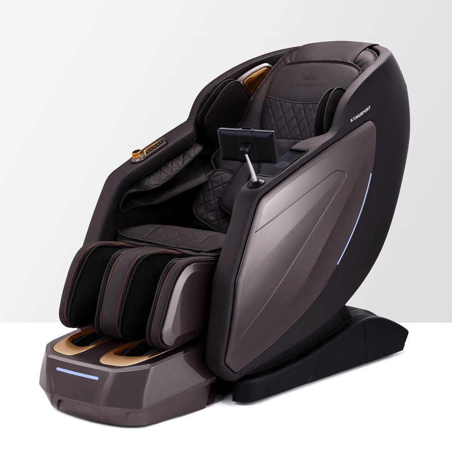 CHỈ GIAO MIỀN BẮC I Ghế massage KINGSPORT G96 cao cấp, công nghệ massage 3D Ultra với 24 bài tập, đo chân tự động, điều khiển bằng tablet cảm ứng
