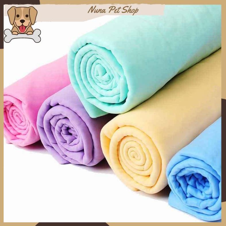 Khăn tắm cho chó mèo - Khăn tắm siêu thấm hút cho thú cưng