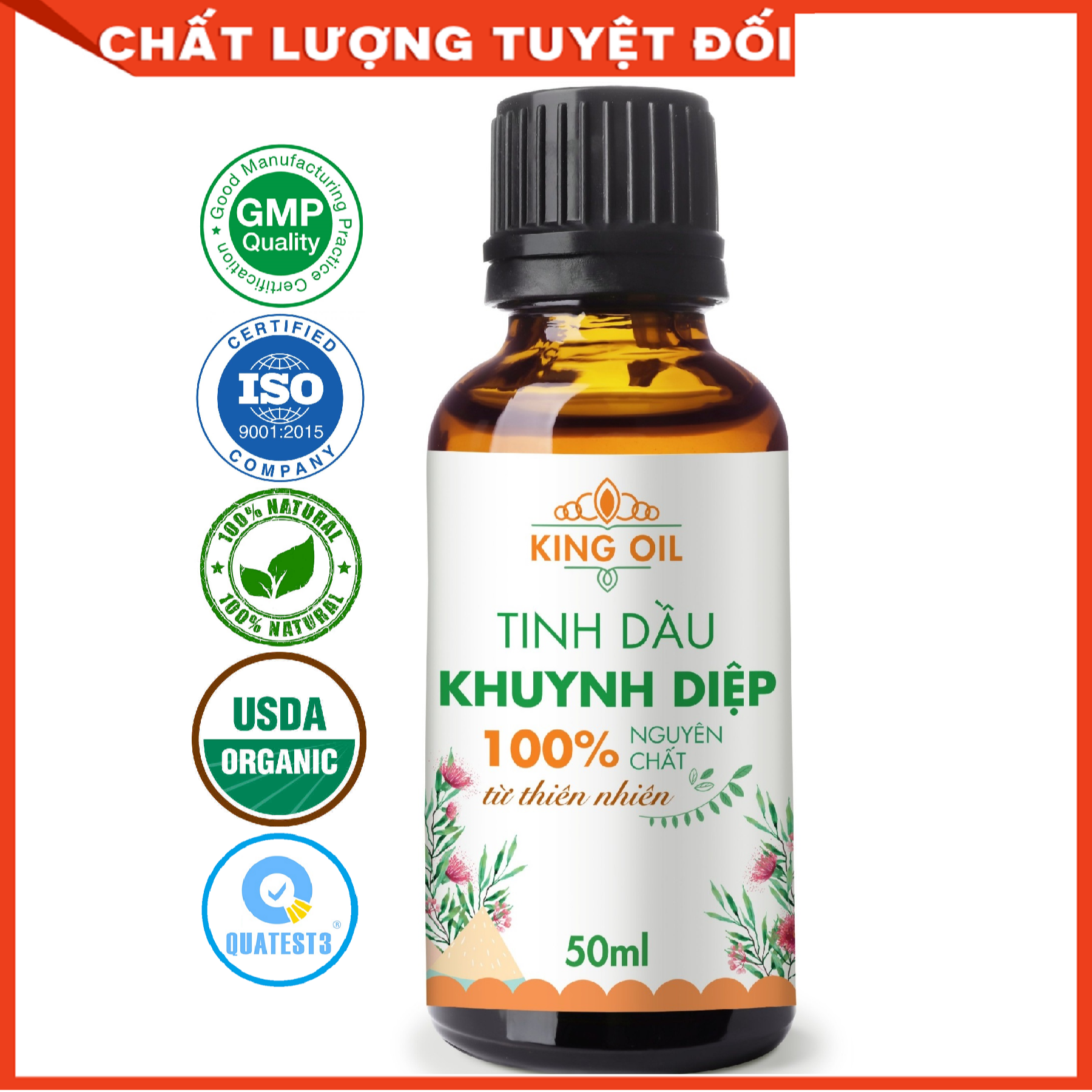 Tinh dầu Khuynh Diệp 50ml nguyên chất từ thiên nhiên - KingOil